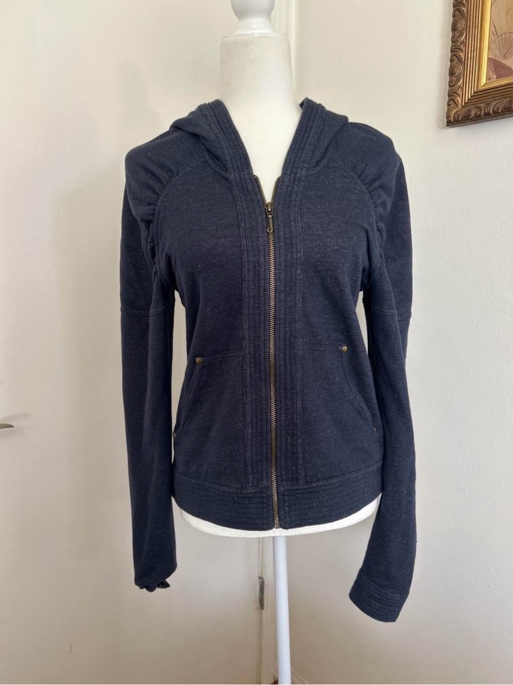 Juicy Couture Denim-look Zip-Up Hoodie